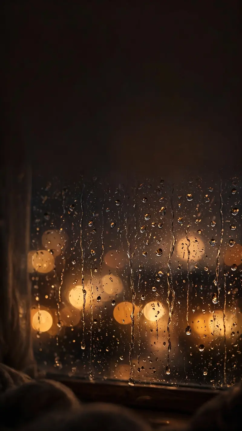 Rainy Window Bokeh