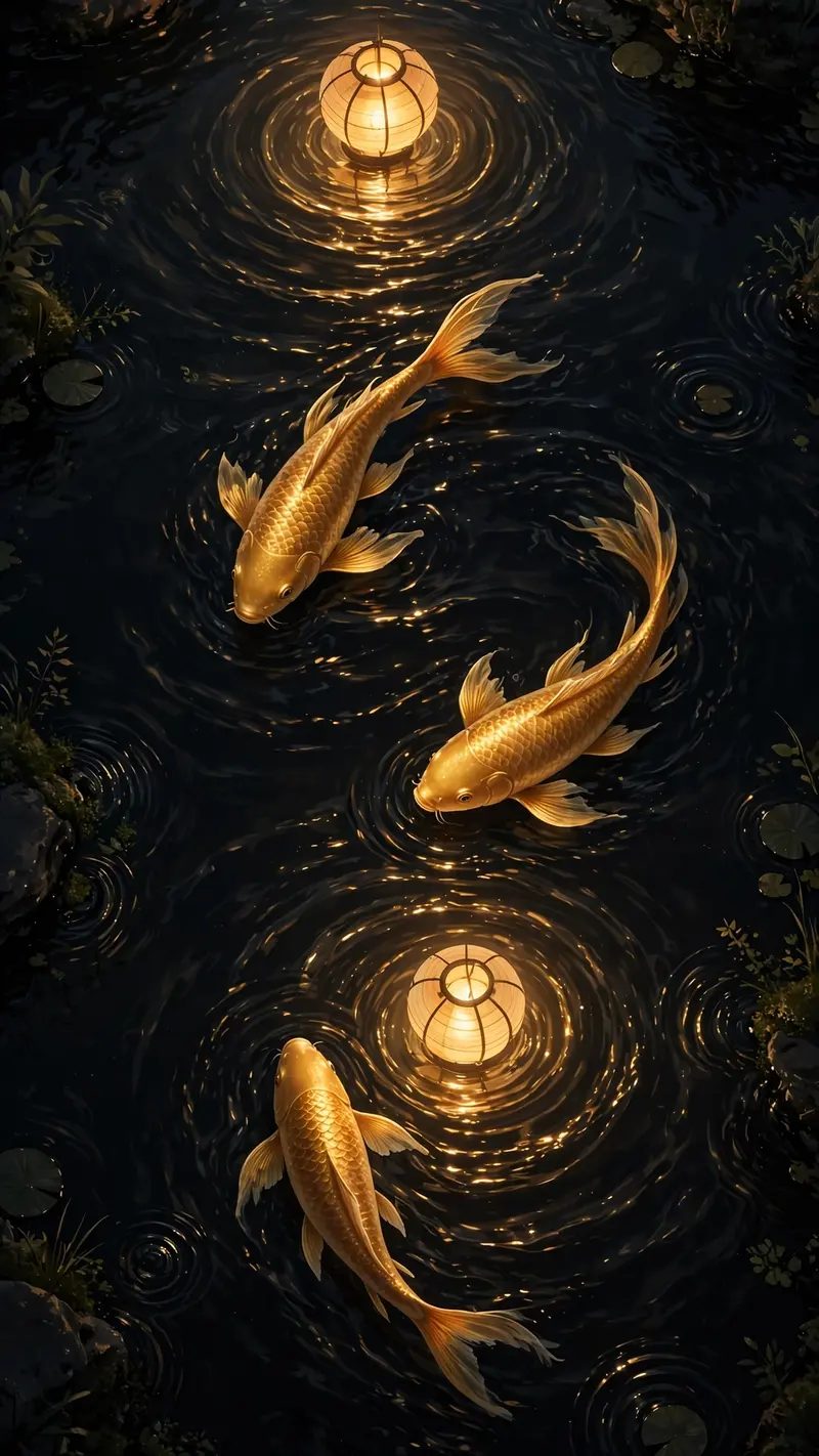 Golden Koi Pond