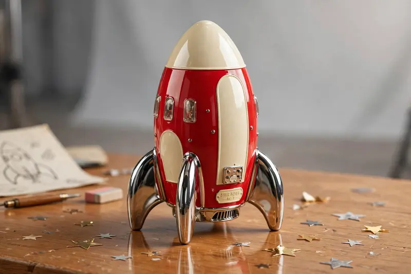 Glossy Rocket Toy