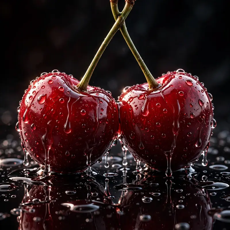 Glossy Cherry Sculpture