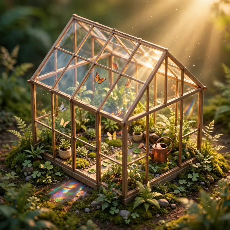 Tiny Greenhouse Isometric