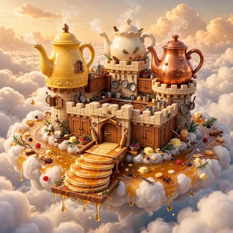 Floating Castle Kitchen