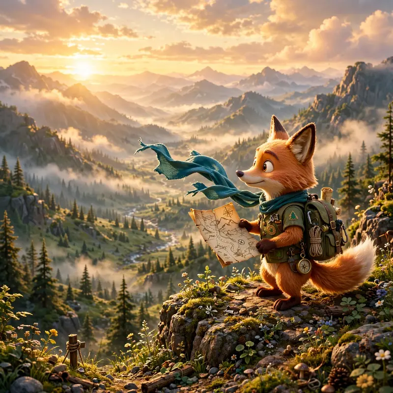 Pixar Fox Adventurer
