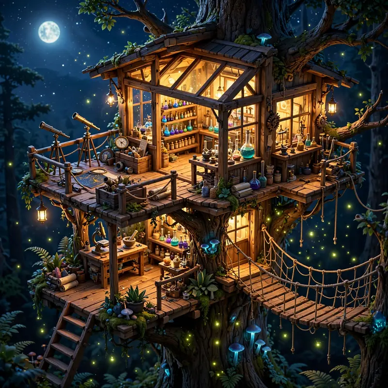 Isometric Treehouse Lab