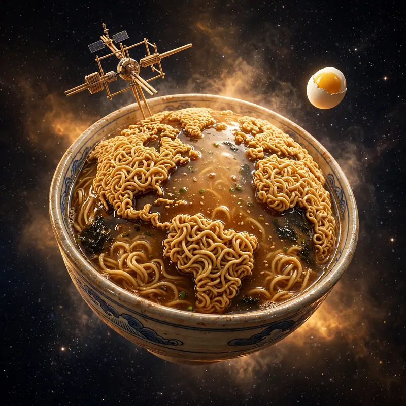 Floating Ramen Planet