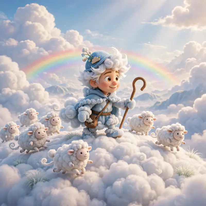 Pixar Style Cloud Shepherd