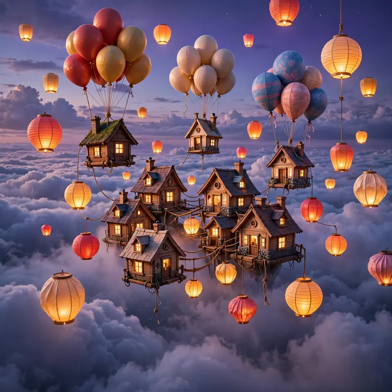 Floating Lantern Village