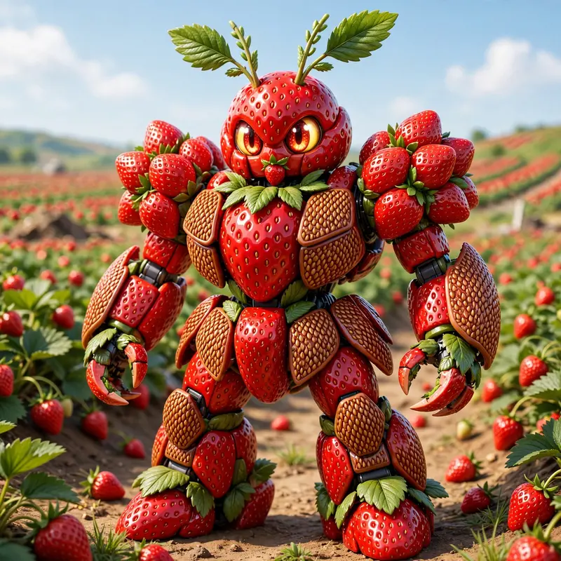 Glossy Strawberry Mech