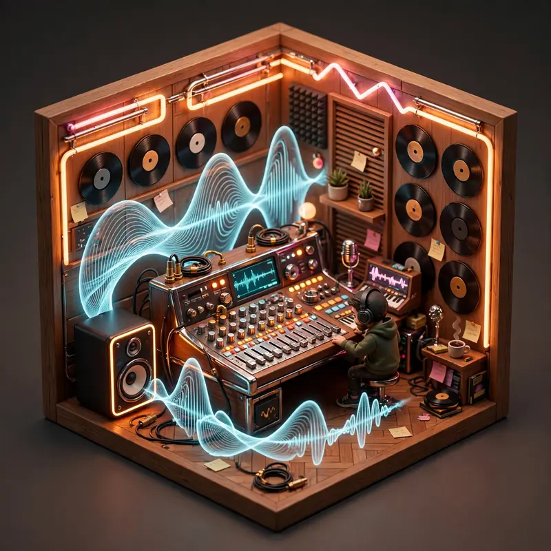 Isometric Music Studio