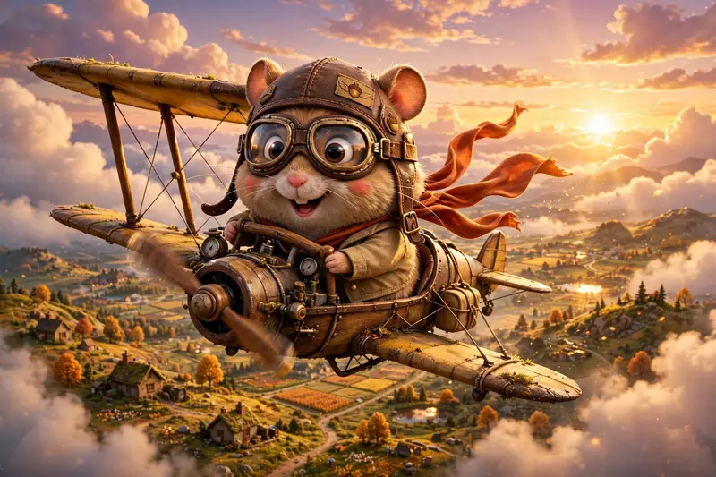 Pixar Hamster Pilot