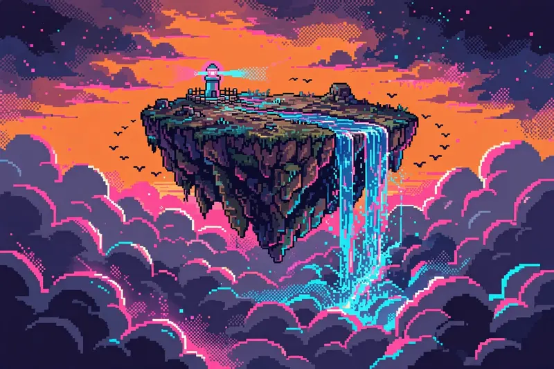 Floating Island Sunset