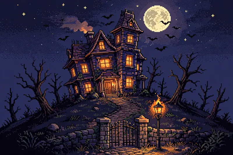 Haunted Pixel Mansion