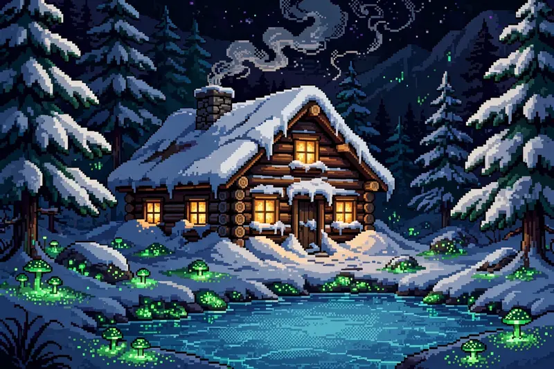 Cozy Cabin Winter