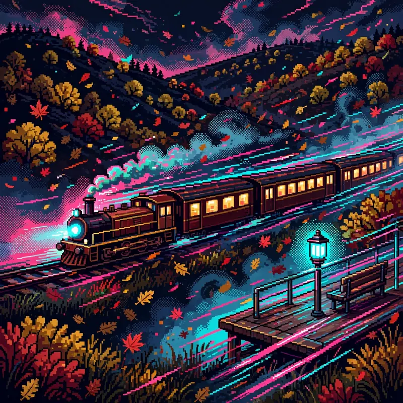 Autumn Night Train