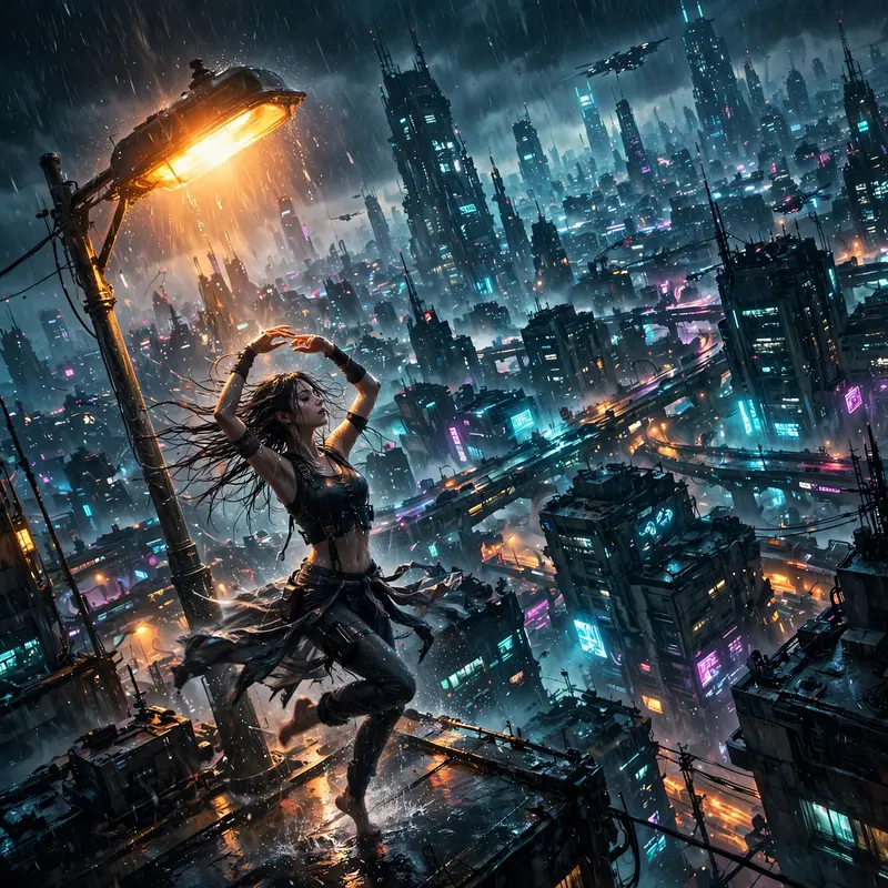 Synthwave Street Duel