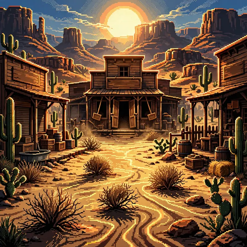 Cactus Town Noon