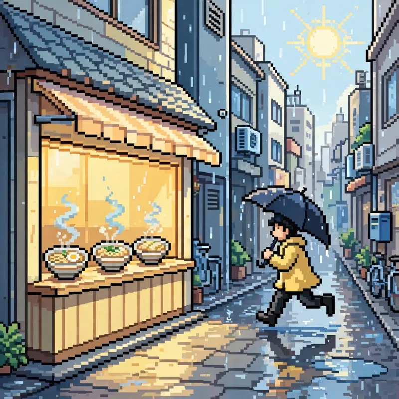 Ramen Shop Rain