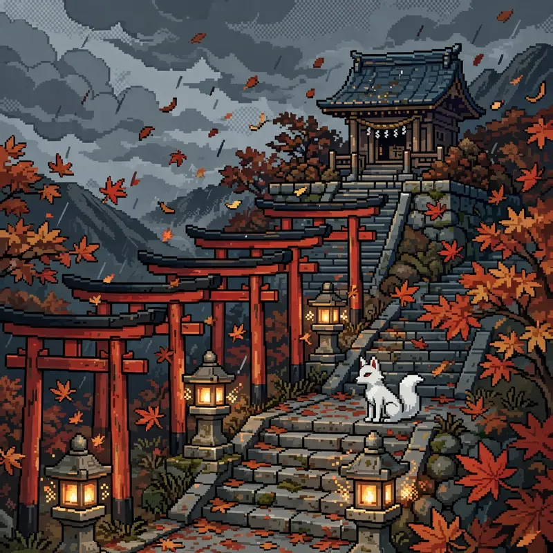 Fox Shrine Autumn