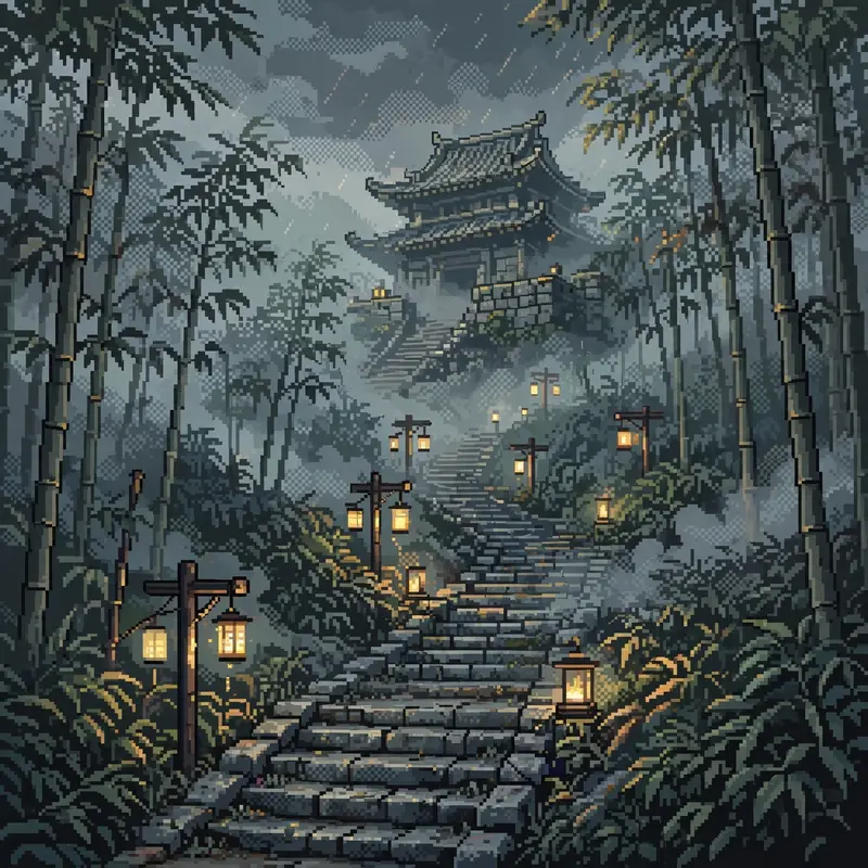 Bamboo Temple Mist