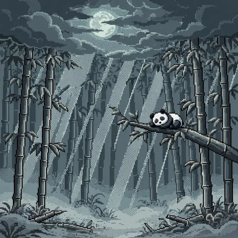Moonlit Bamboo