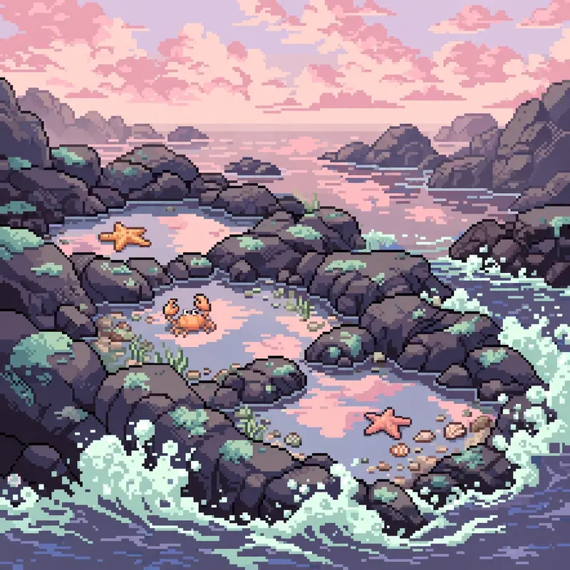 Tide Pools Sunset
