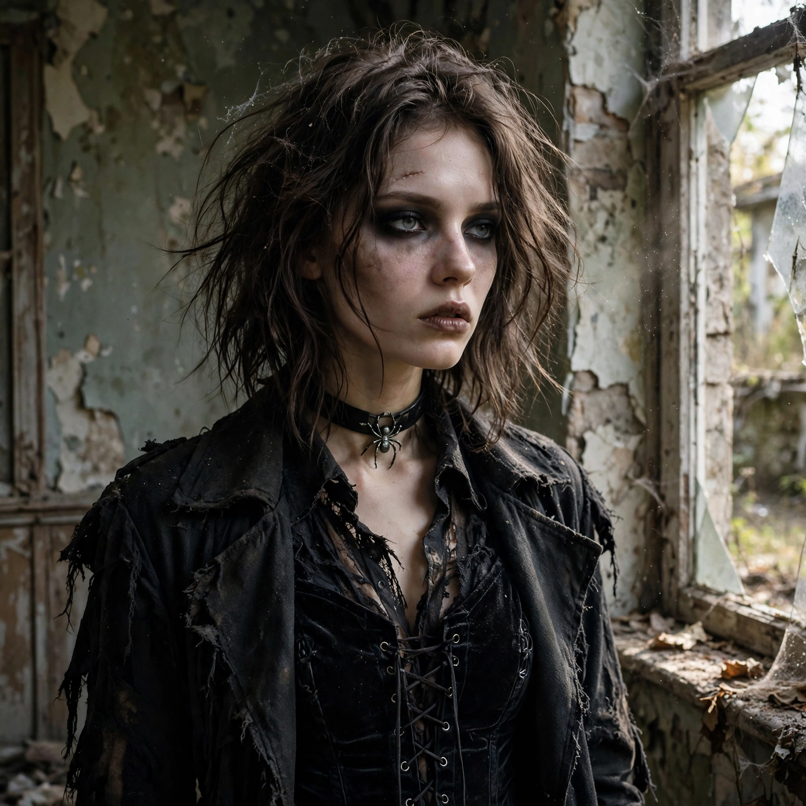 Abandoned House Horror Girl