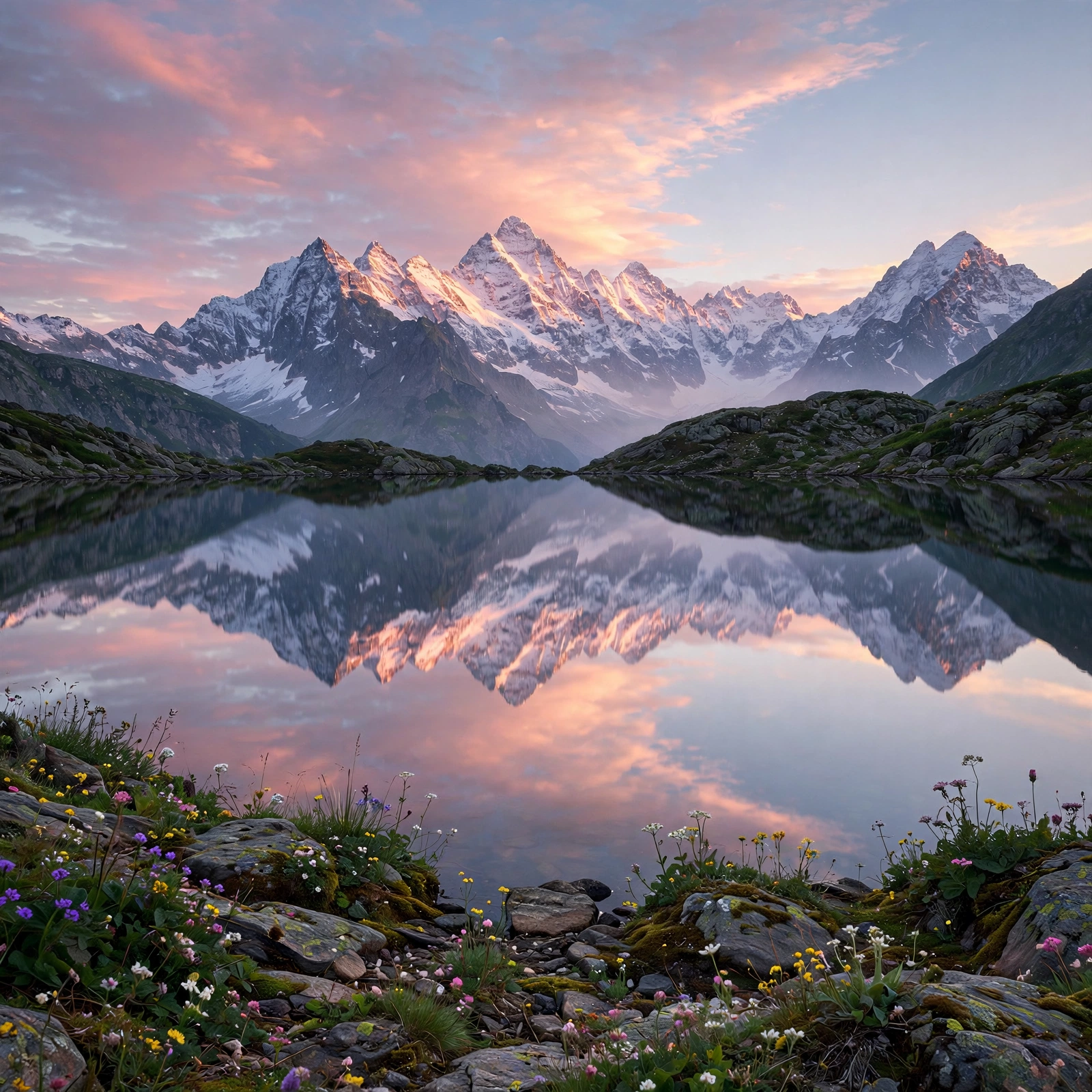 Alpine Lake Mirror