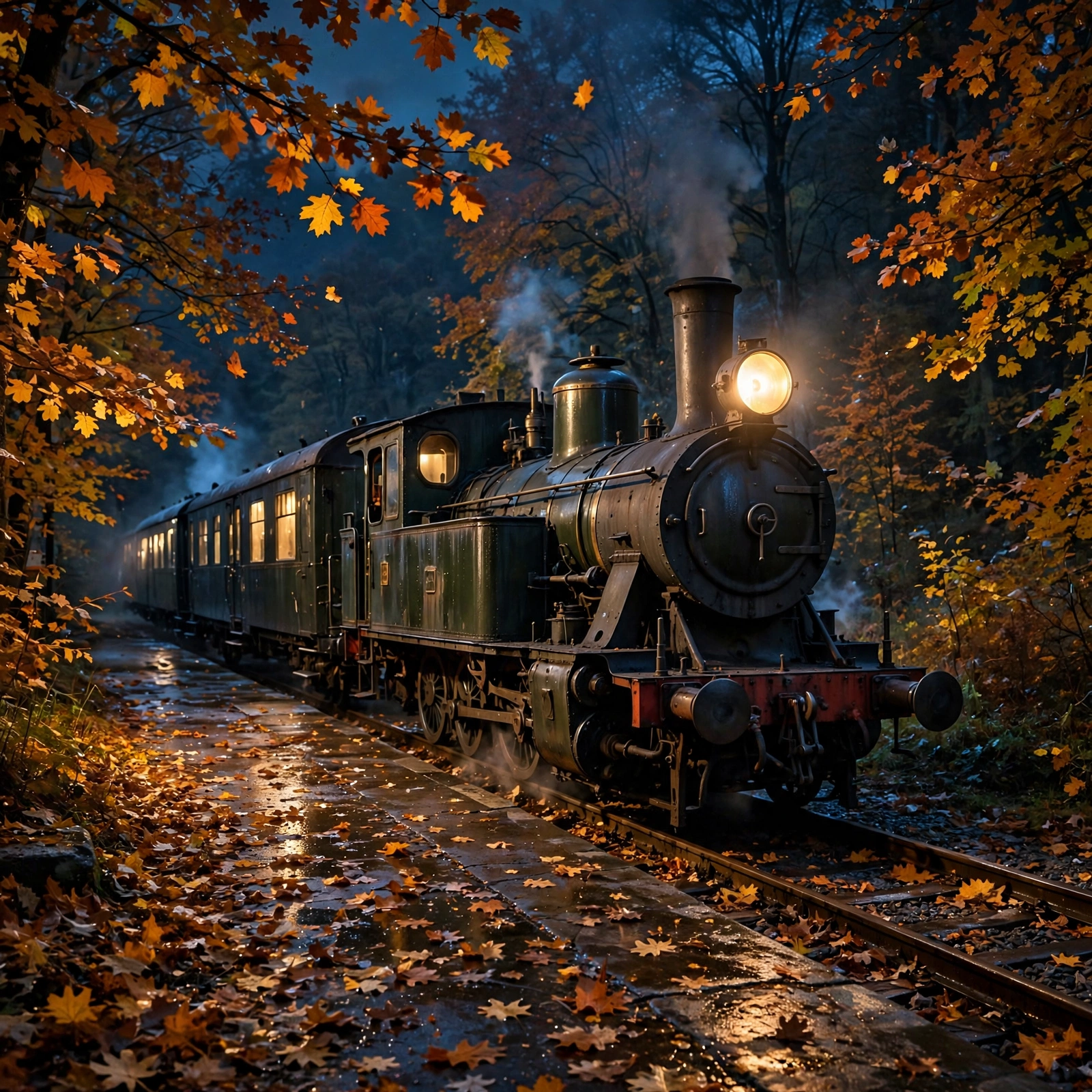 Autumn Night Train