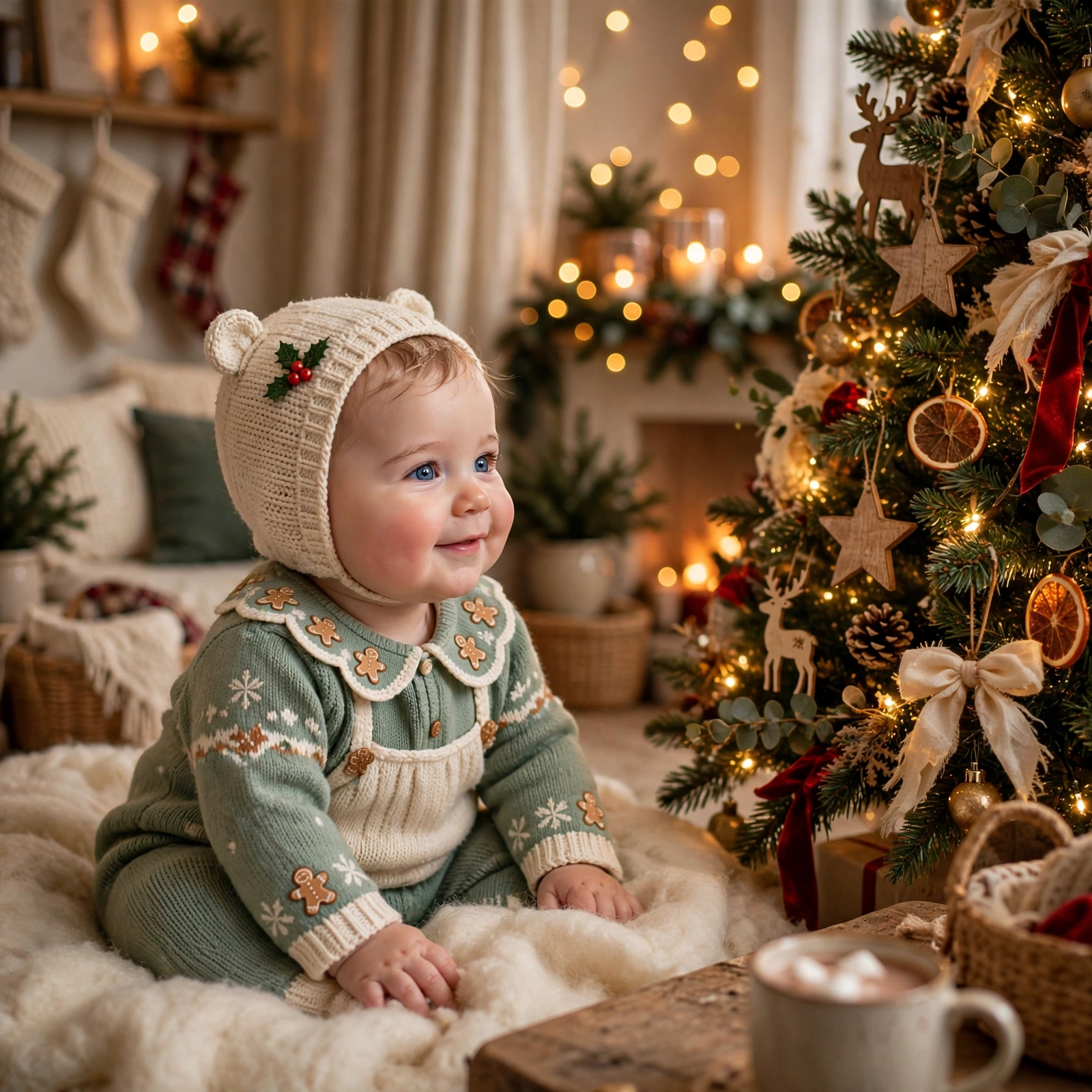 Baby Christmas Portrait