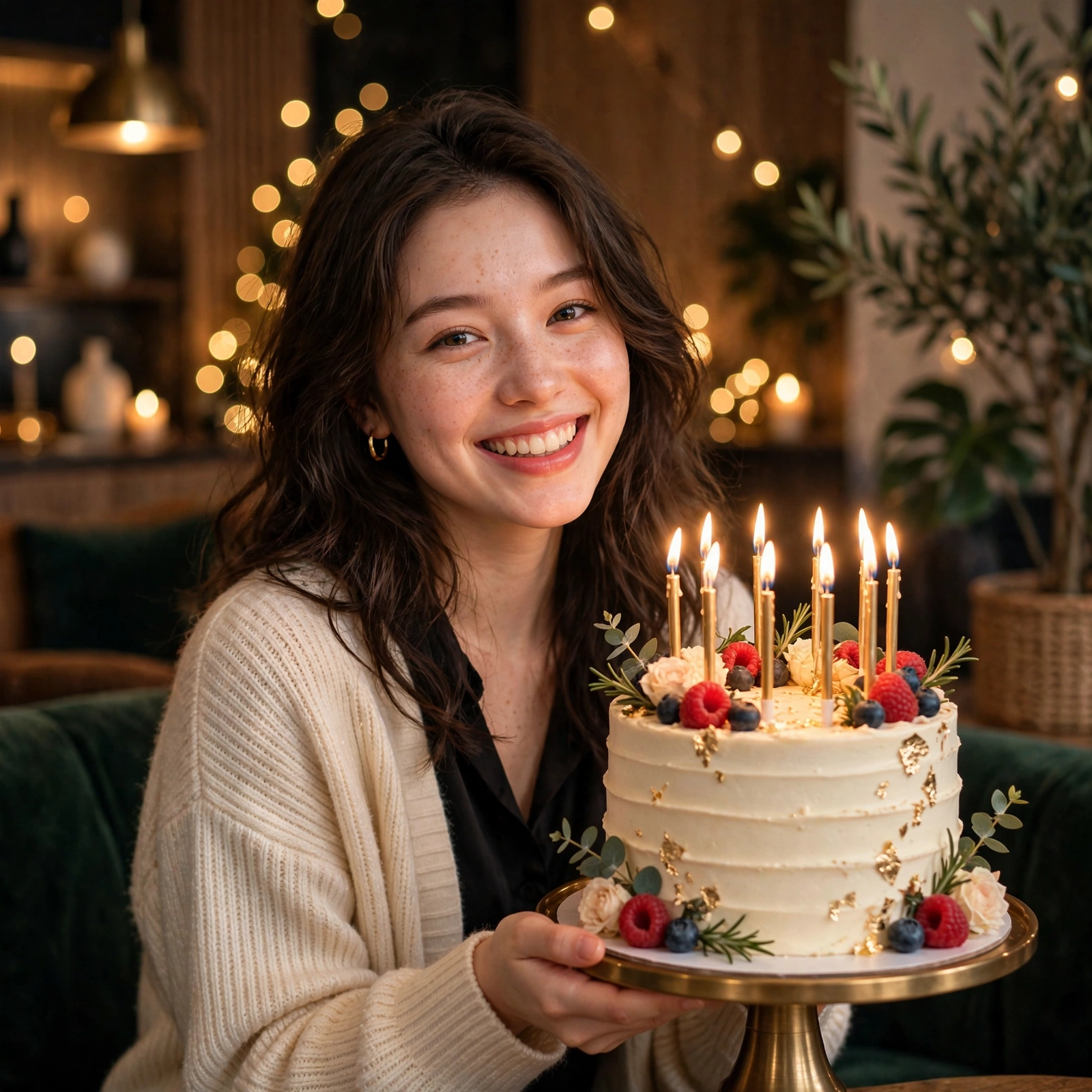 Birthday Cake Lounge Portrait