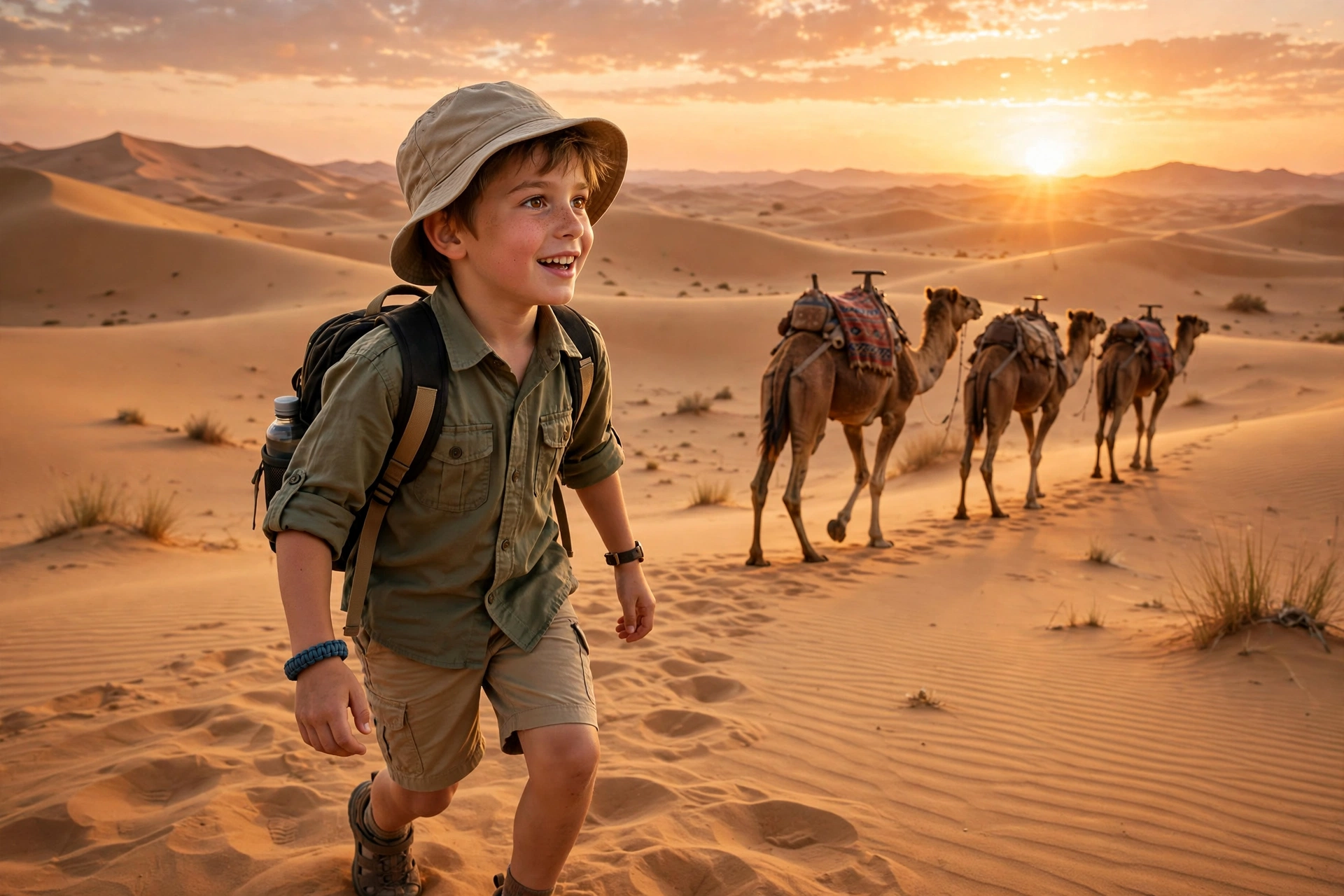 Boy Desert Safari