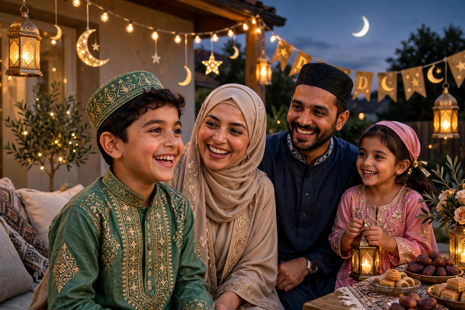 Boy Eid Celebration