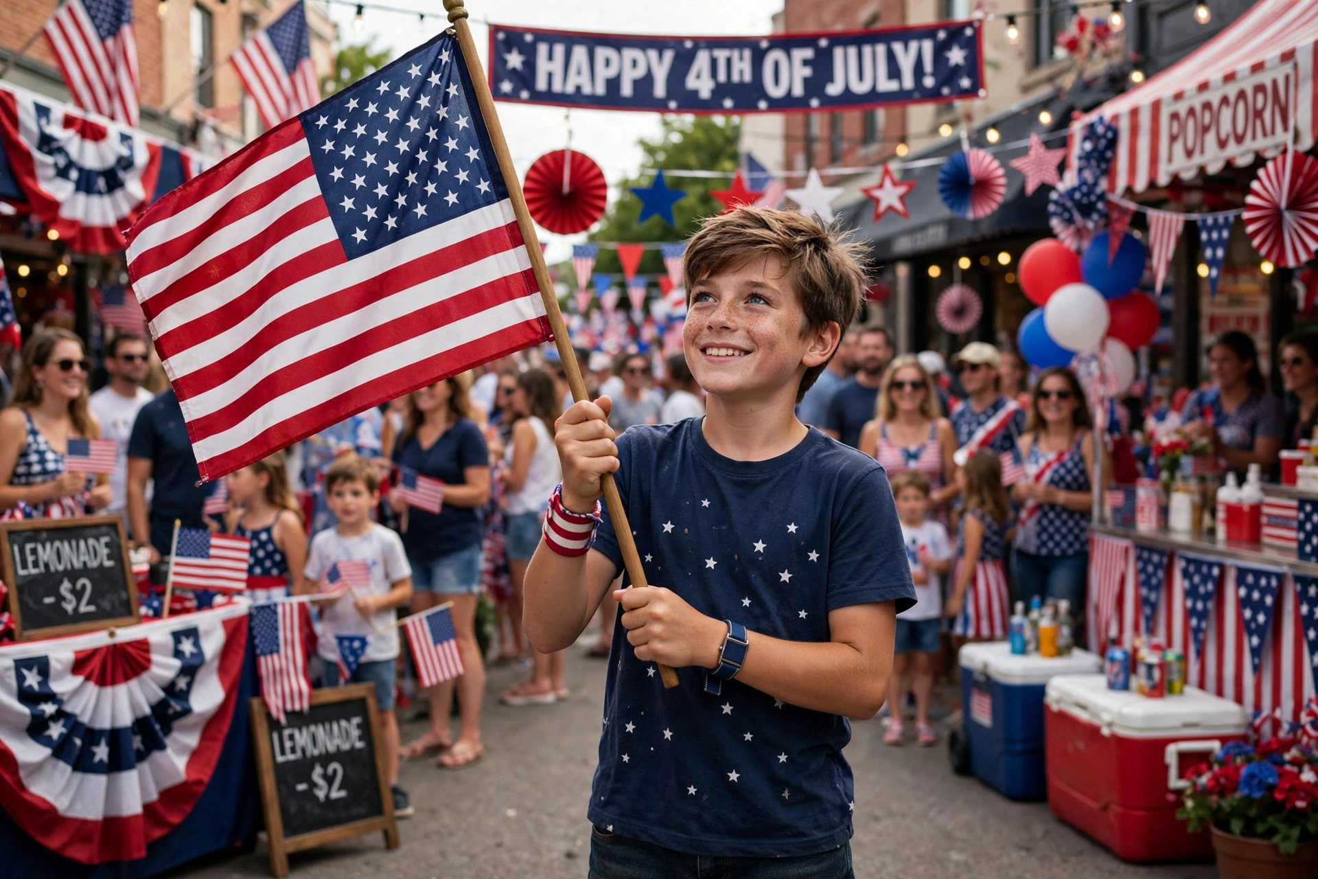Boy Independence Day