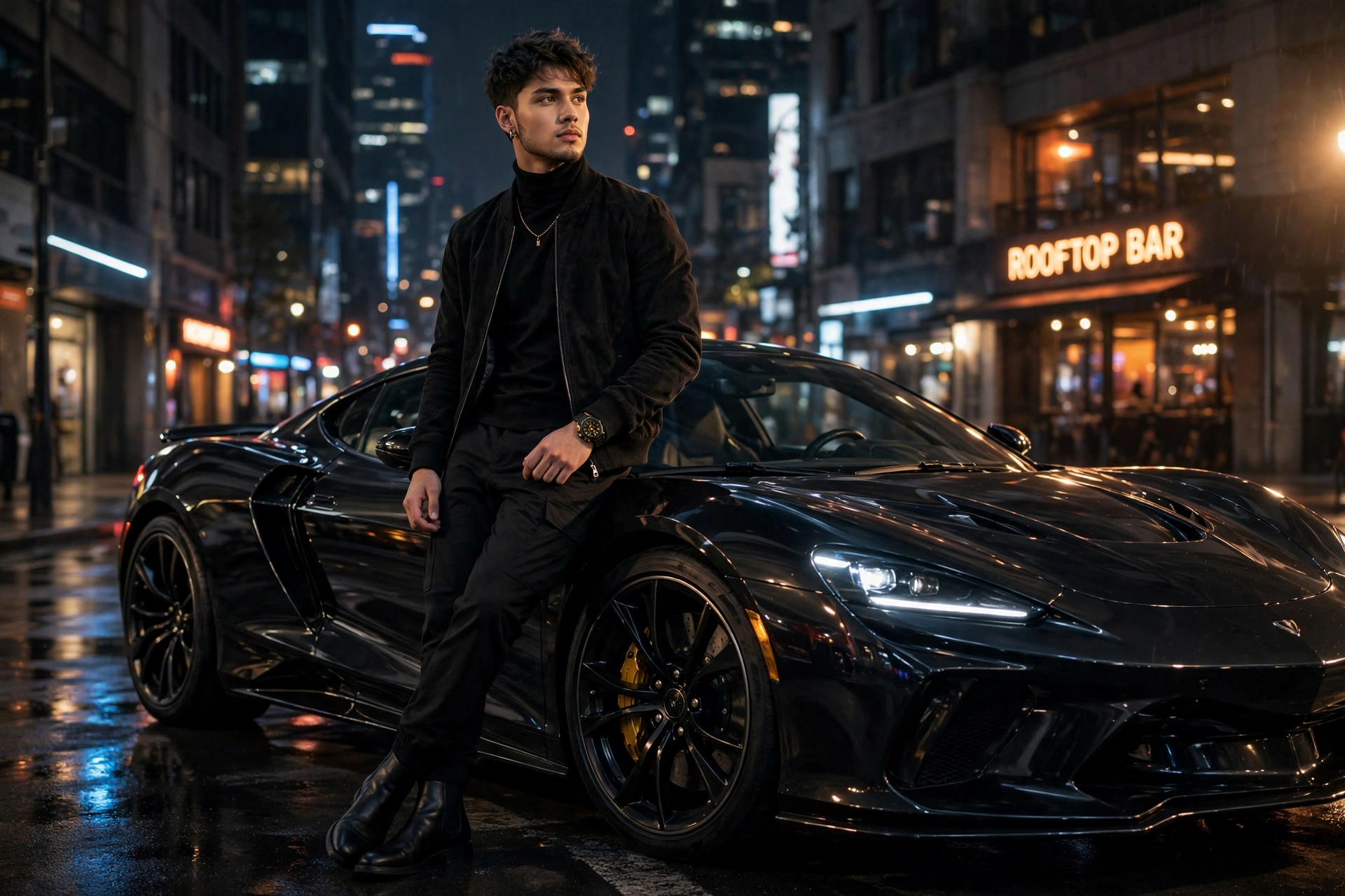 Boy Luxury Car