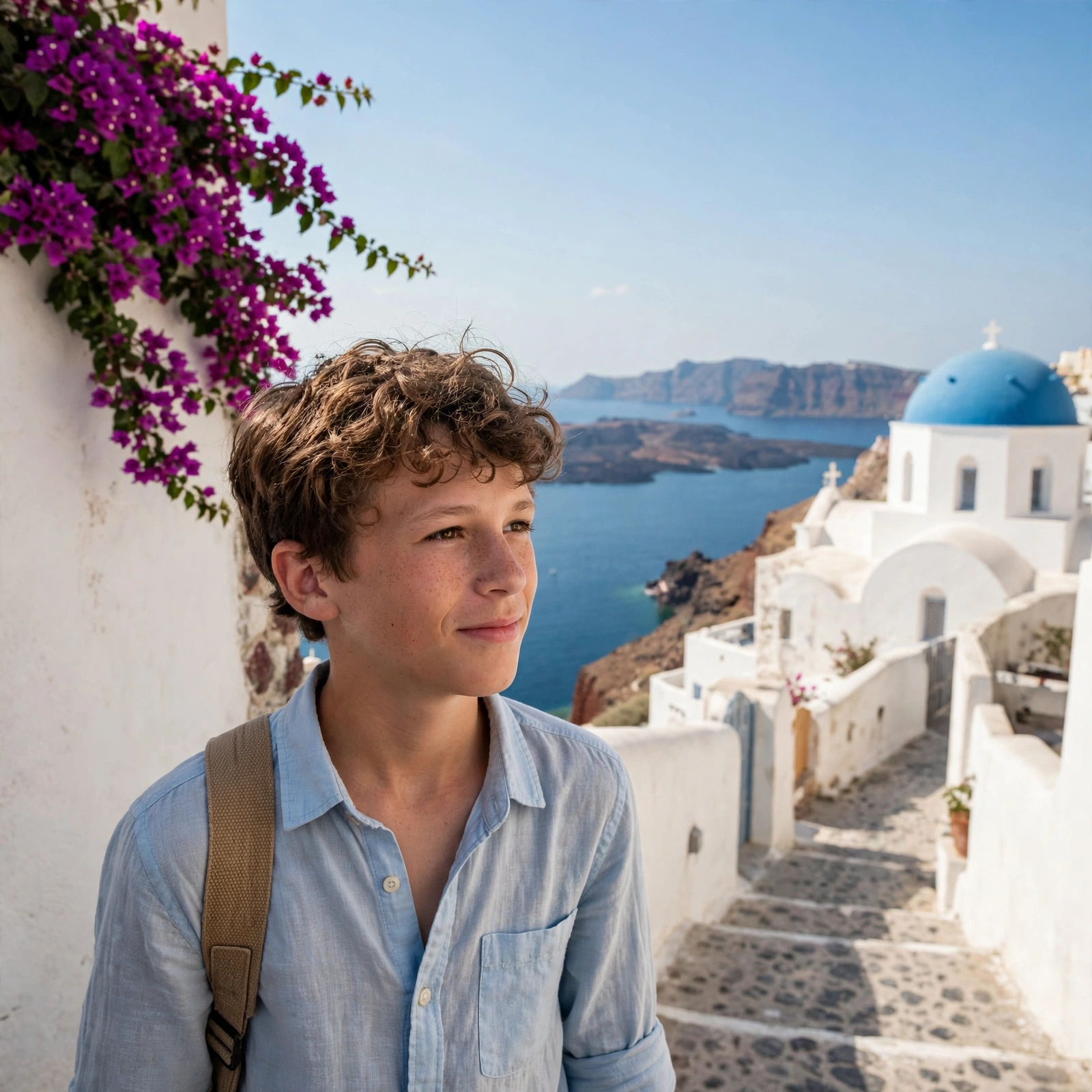 Boy Santorini