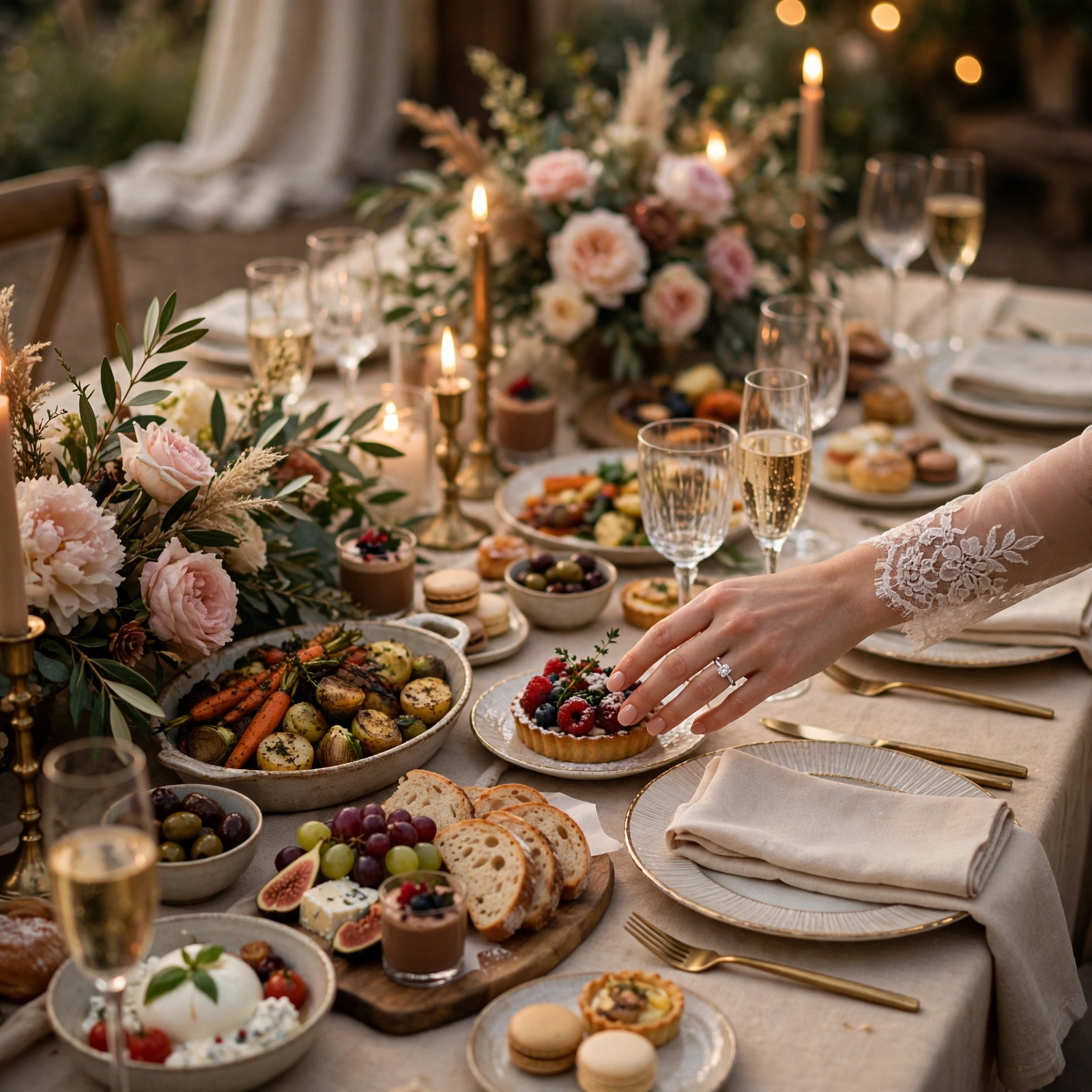Bride Food Photography