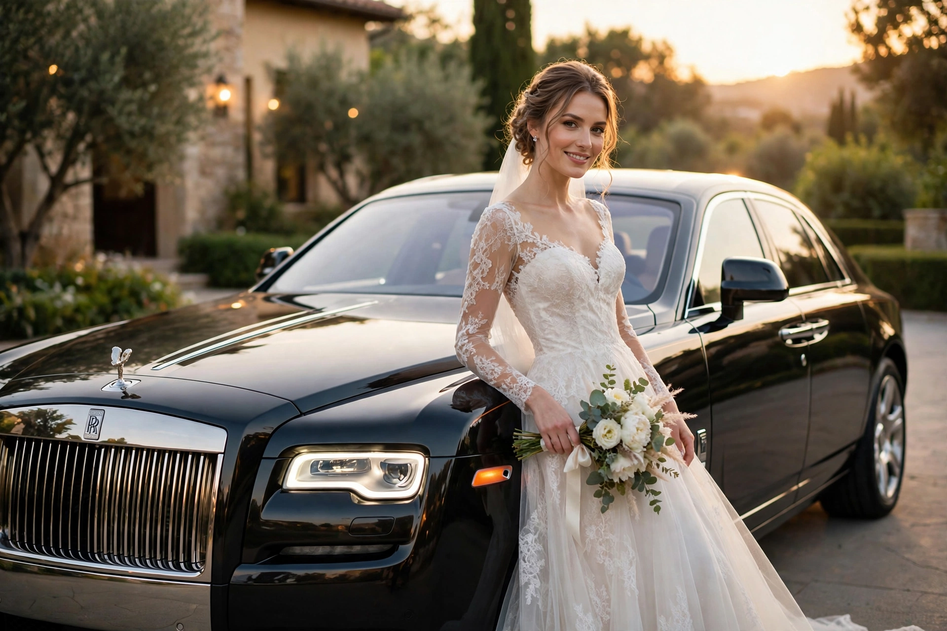 Bride Luxury Car
