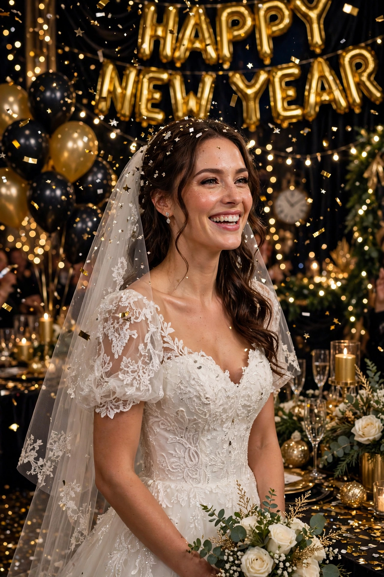 Bride New Year Party