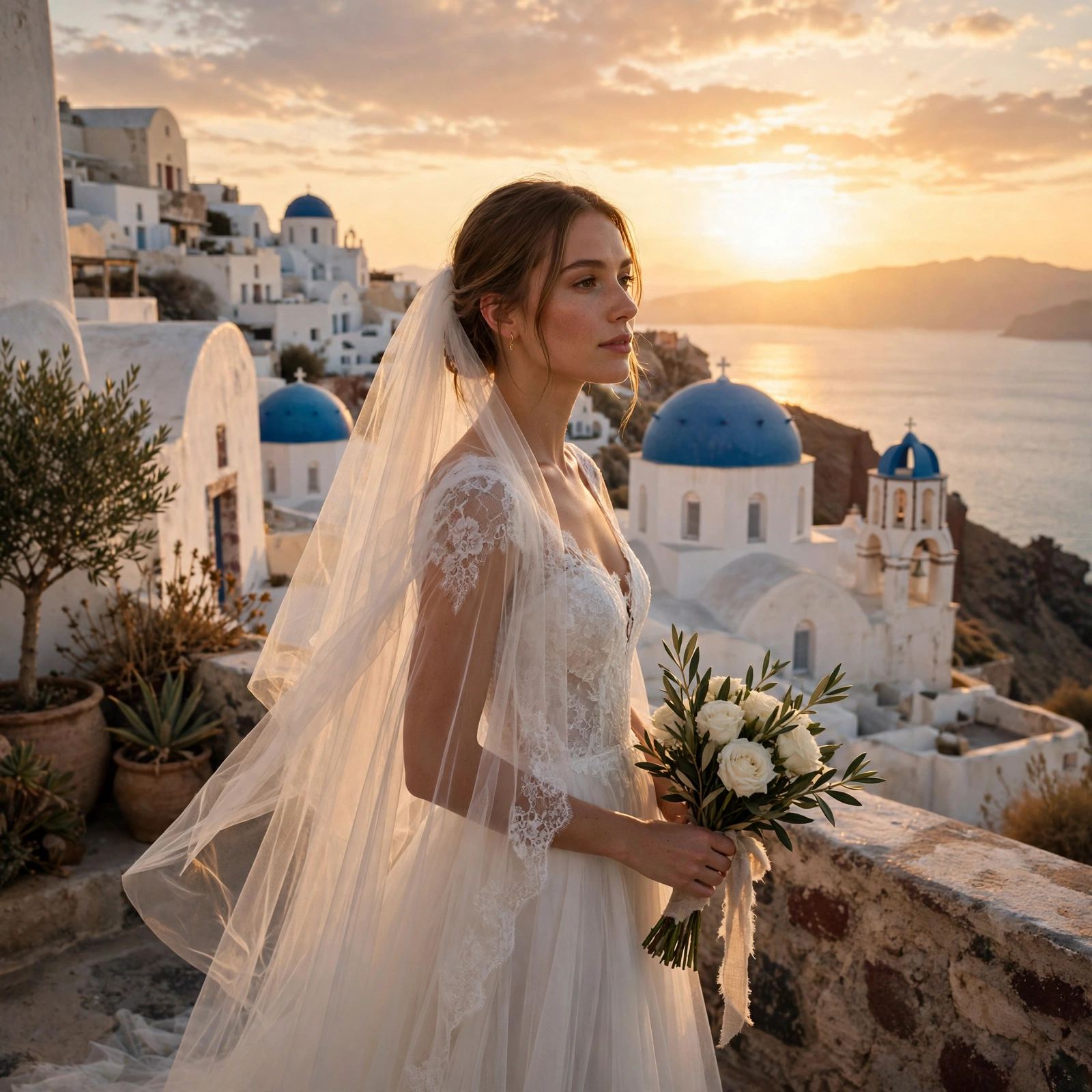 Bride Santorini