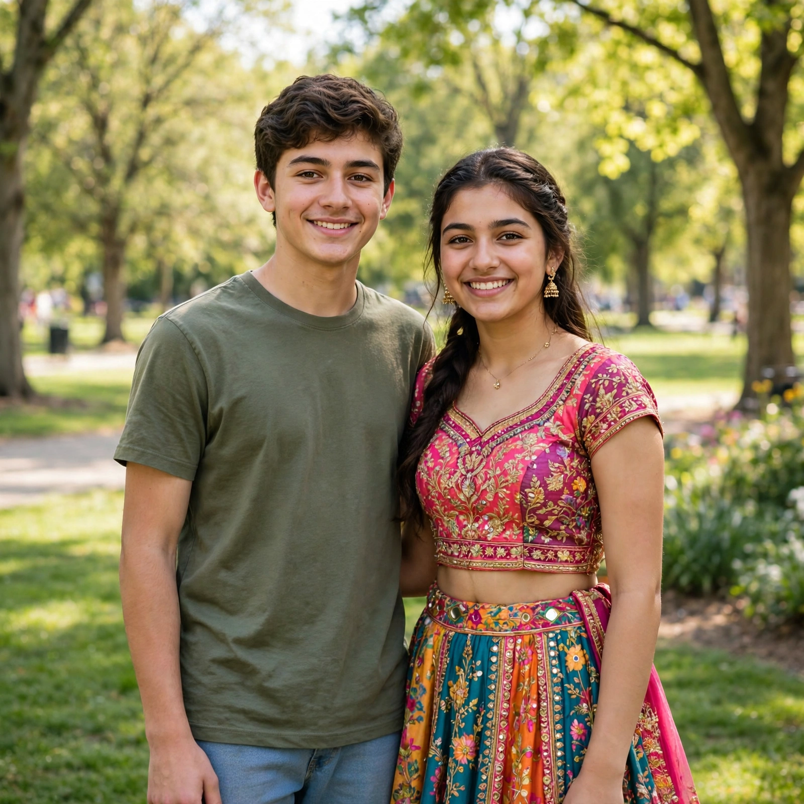 Brother Sister Day Portrait