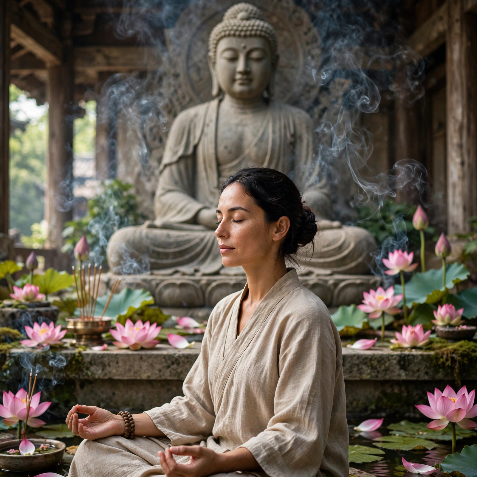 Buddha Woman Statue