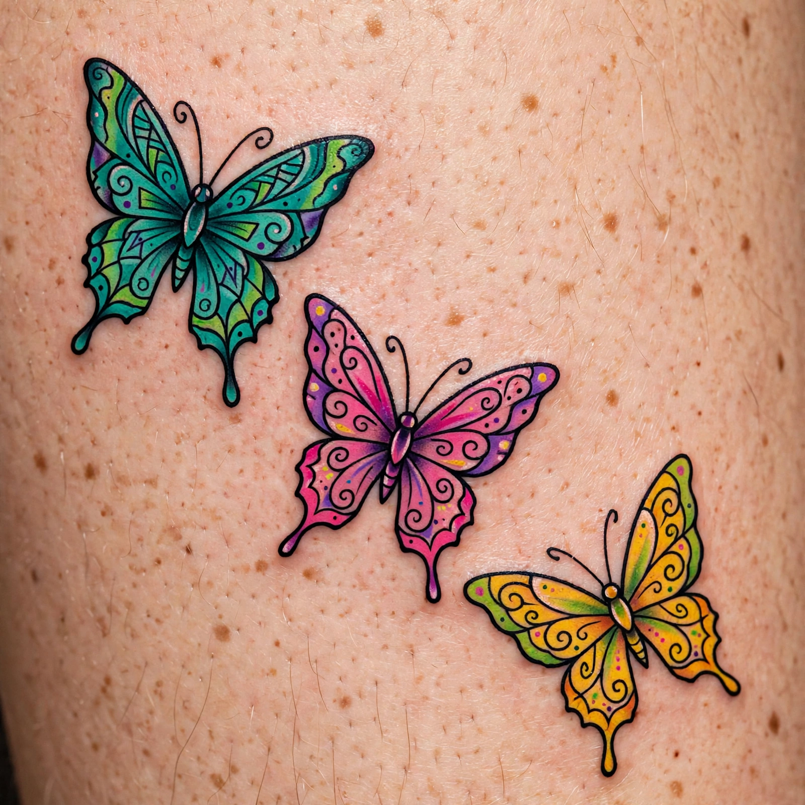 Butterfly Tattoo Flash