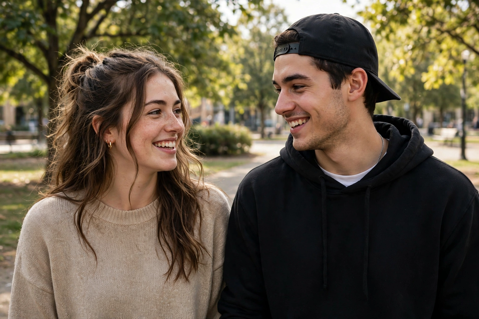 Candid Couple Smartphone Photo Prompt