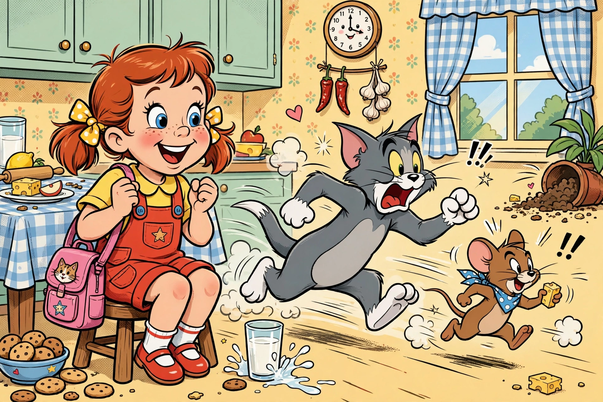 Cartoon Style Tom & Jerry