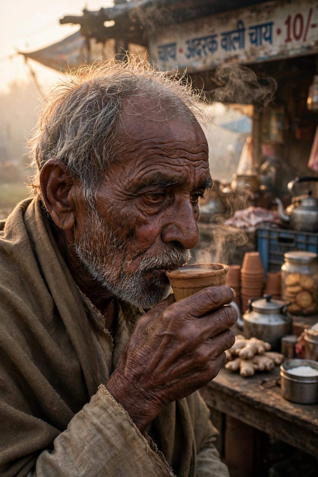 Chai Stall Philosopher