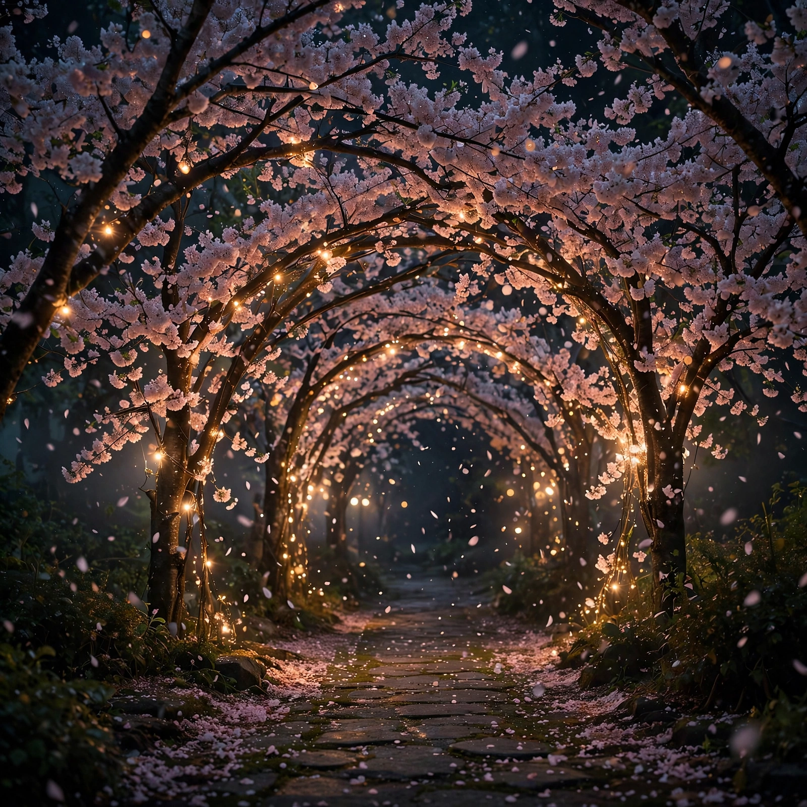 Cherry Blossom Night