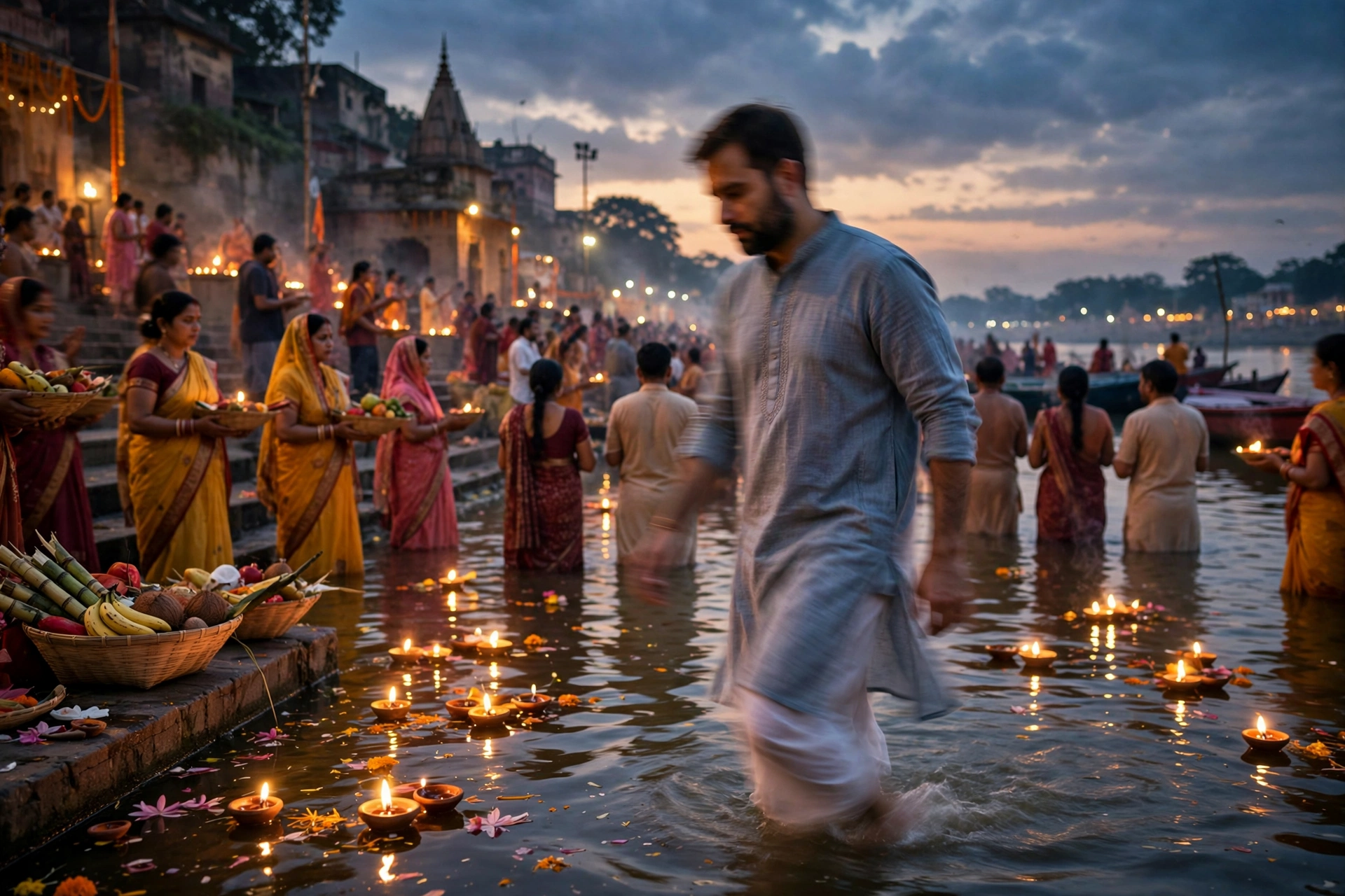 Chhath Puja Evening Portrait