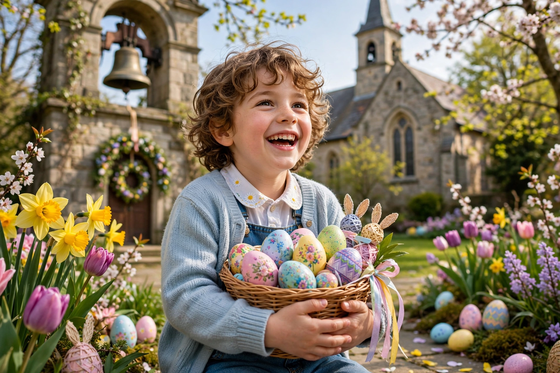 Child Easter Celebration