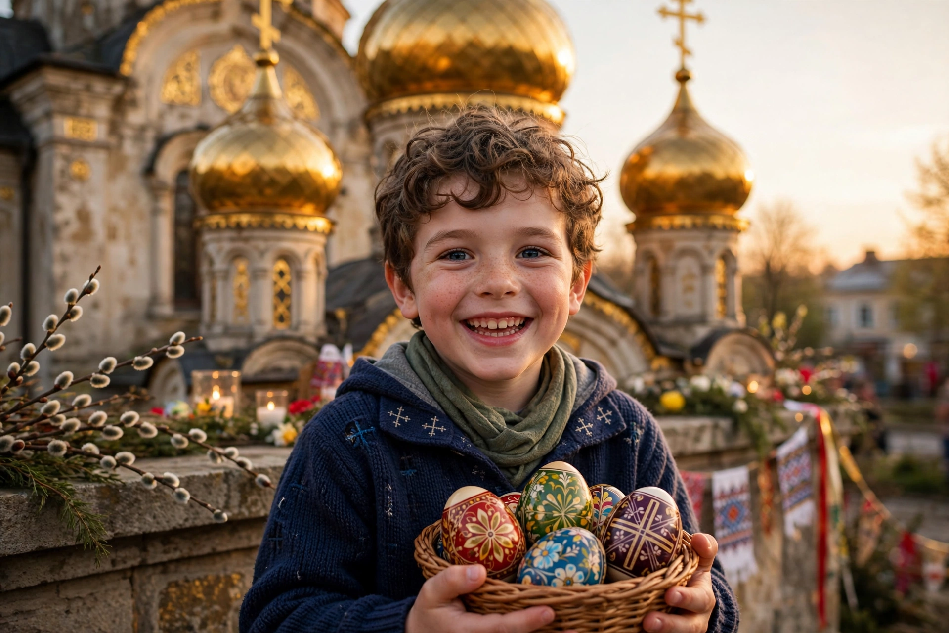 Child Orthodox Easter