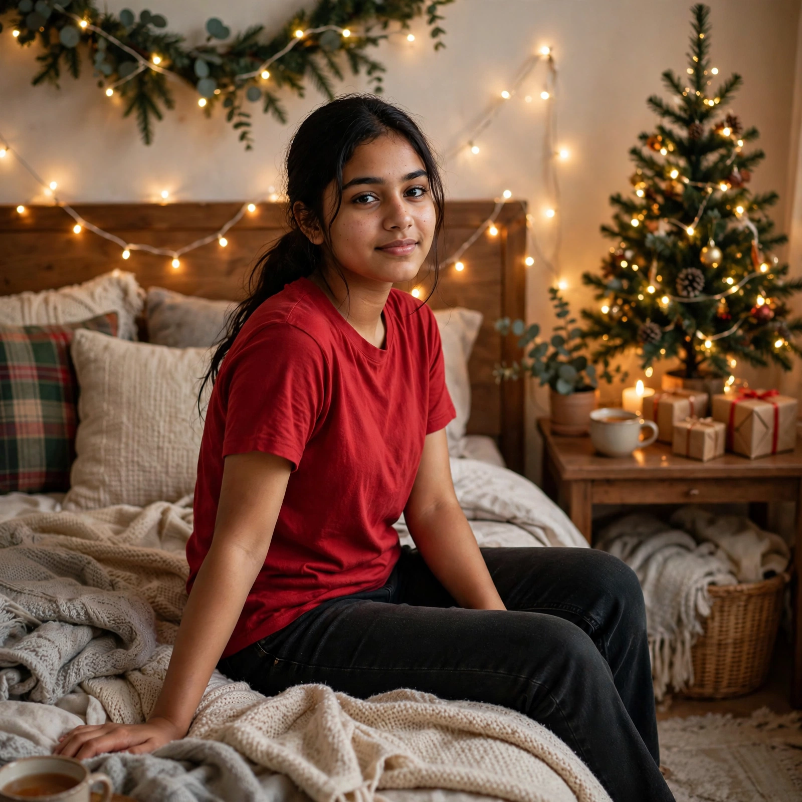 Christmas Girl Santa Room Prompt